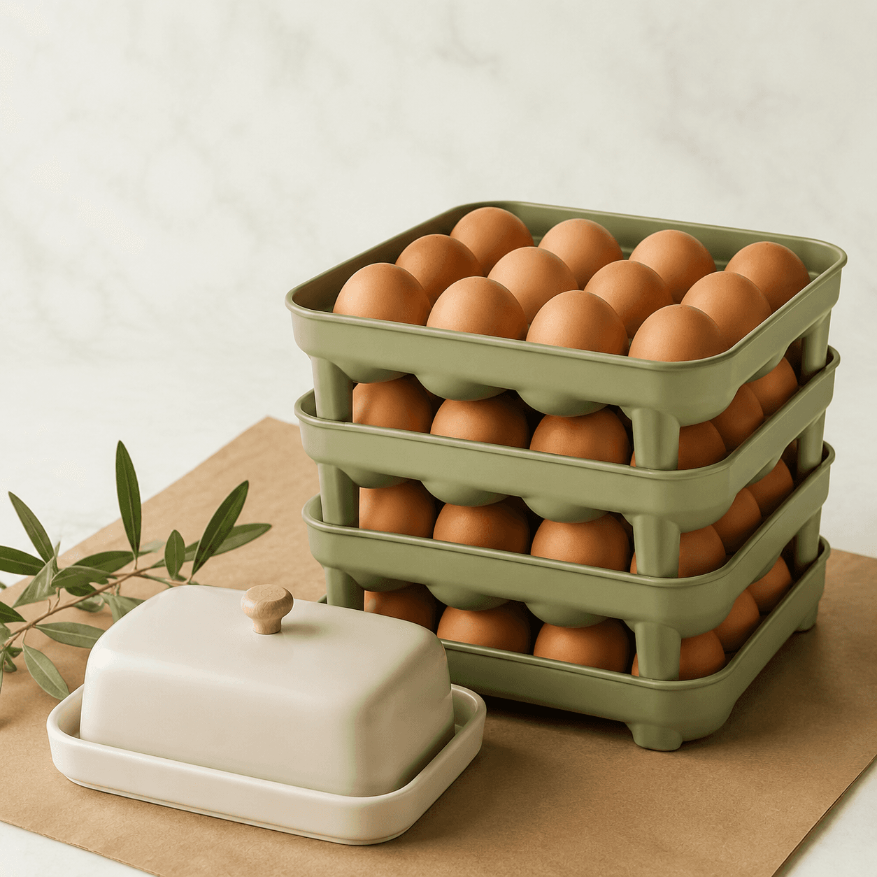 Egg & Butter Fridge Holder