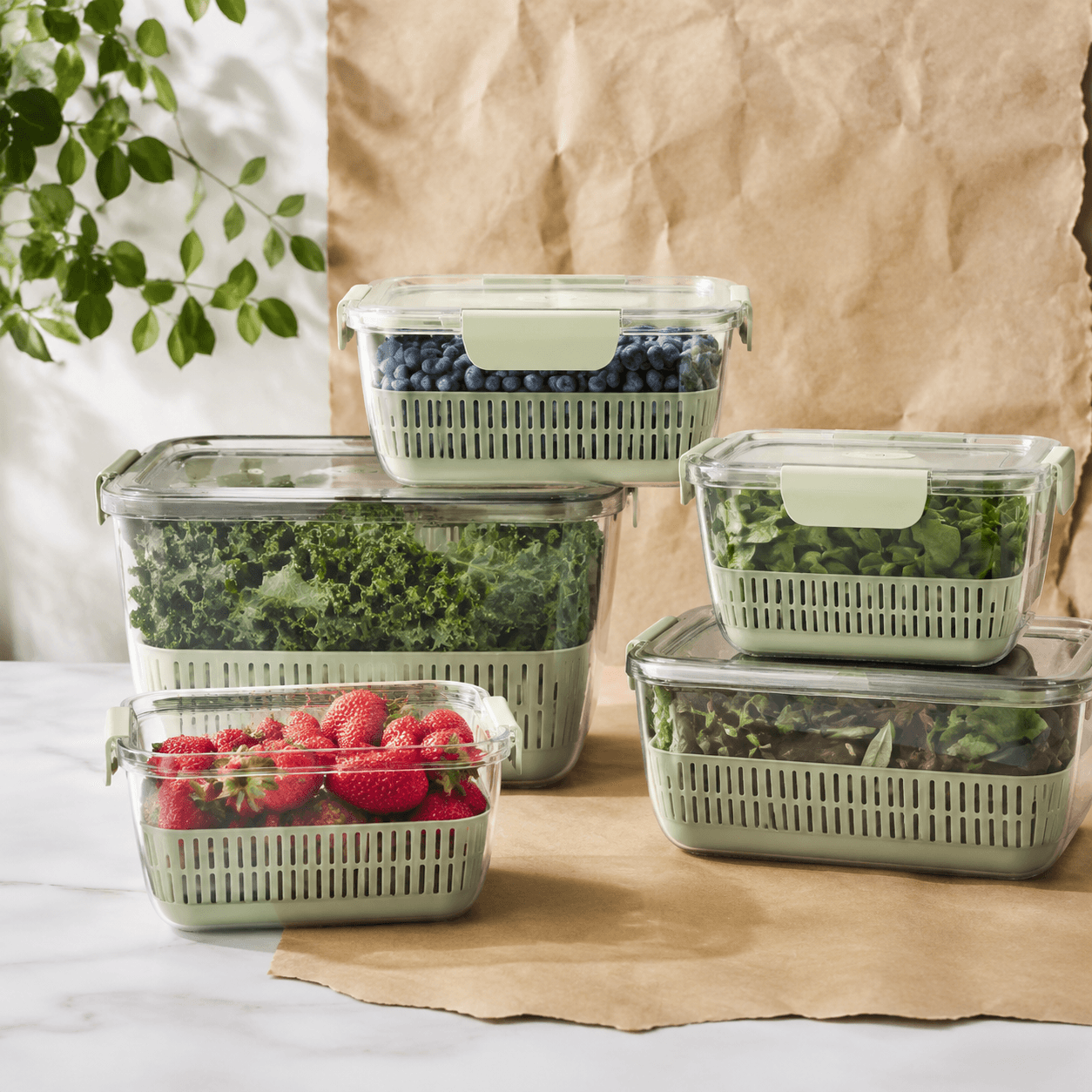 Produce Saver Containers (5)
